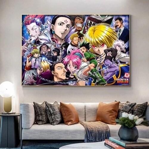 Hunter x Hunter Poster Popular Classic Japanese Anime Home Decor Poster Print