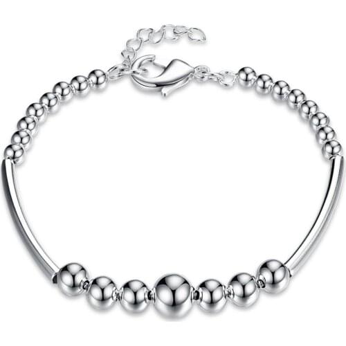 Creative fashion new sterling silver womens jewelry trend womens jewelry high-grade silver elegant bracelet free of freight