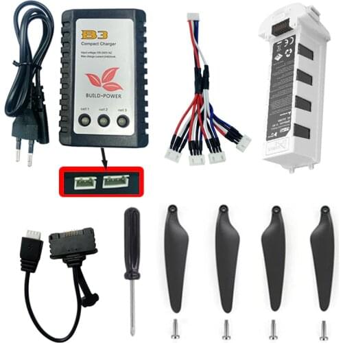 Hubsan H117S Zino RC Drone Quadcopter Spare Parts 11.4V 3100mAh Intelligent Flight Battery /Charger/Propeller /Connected Cable