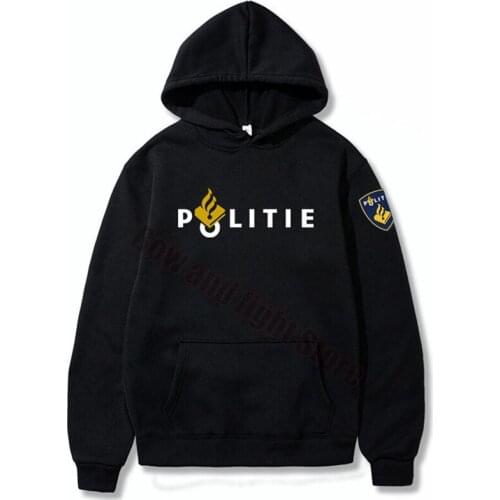 2020 New Netherlands Politie Police Special Swat Unit Force Men Hoodies Fashion Women Sweatshirt Hoody Tops S-3XL
