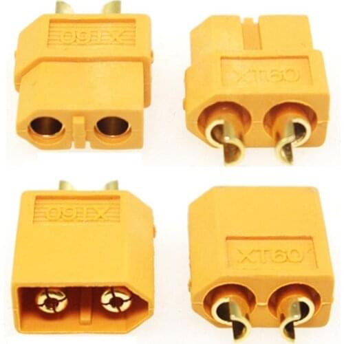 1 Pair New Arrival XT60 Bullet Connectors Plugs Male&Female For RC Lipo Battery