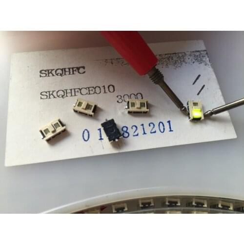 Original new 100% SKQHFCE010 dual color green touch switch with luminescent switch 4*6.8*2.5 LED lamp