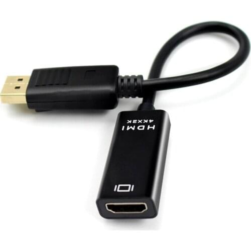 4K Displayport DP to HDMI Adapter 1080P Display Port Cable Converter For PC Laptop Projector Displayport to HDMI Adapter