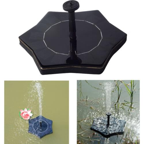 Garden Solar Water Fountain Pump For Landscape Pool Pood Watering Solar Panel Pumps Kit Bird Feeder Garden Fountain