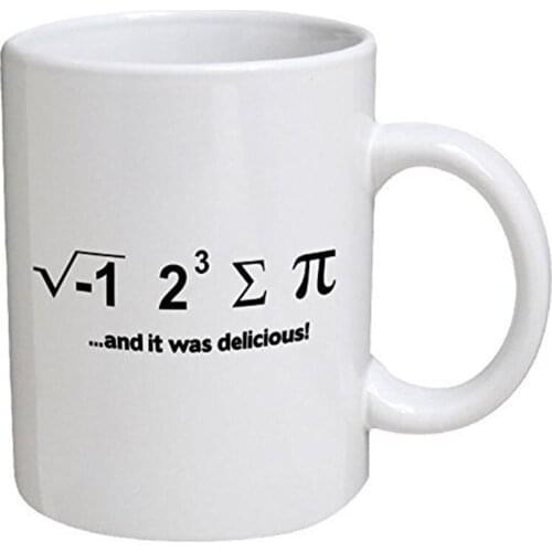 Funny Mug - I Ate Some And It Was Delicious. Math Geek - 11 OZ Coffee Mugs - Funny Inspirational and sarcasm