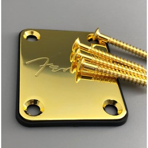 Gold Guitar Neck Plate For ST TL Guitar well