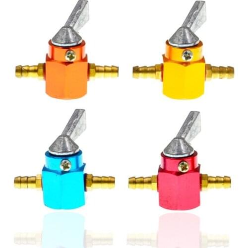 1Pc Motorcycle in line Shutoff Valve Fuel Cock Switch Petrol On-Off Fuel Tap Switch For Dirt Bike ATV UTV Moped Scooter Go Kart