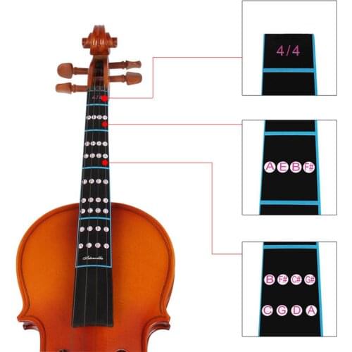 10pcs 4/4 Violin Fretboard Finger Chart Guide Sticker for Beginner Kids