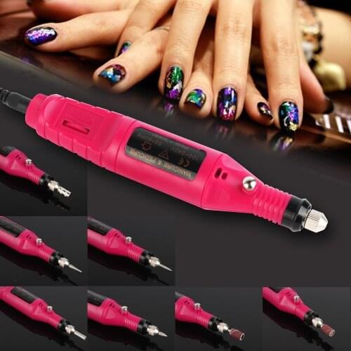 20000 RPM Nail Drill Pro Tech Nail Drill File Bit Acrylic Machine Maniure and Pedicure Drill for Nail Gel Polish Nail Tools-CP05