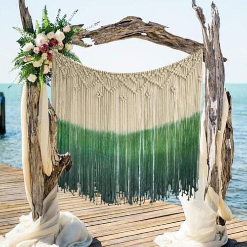 3 mm Thick / 100M /4 Strand / Gradual Yarn Rainbow Segment Dyed DIY Tapestry Rope Summer Bag, Home Decorate Tapestry Yarn