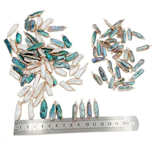 5 PCS /LOT 100% freshwater loose pearl with biwa baroque,17-25 mm big , one connectors,DIY PEARL BEADS, white and coffee