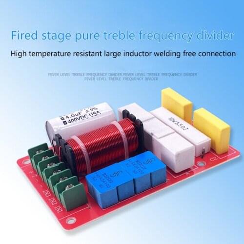 Audio Speaker Tweeter Crossover Pure Tweeter Frequency Divider Adjustable Frequency Stage Speaker Diy