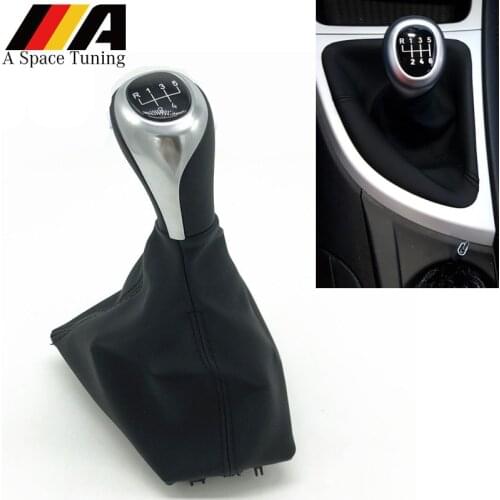 Car Styling For BMW F30 F31 F32 F33 F34 F35 F36 Manual Gear Shift Knob Lever Stick Pen With Gaiter Boot Cover Case Collar