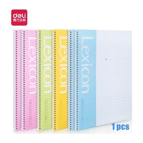 Deli 7685 / Spiral Binding Book / A5 / 100 Pages / Notepad / Soft Copy / Notebook / Business /Student / Office/1 copy