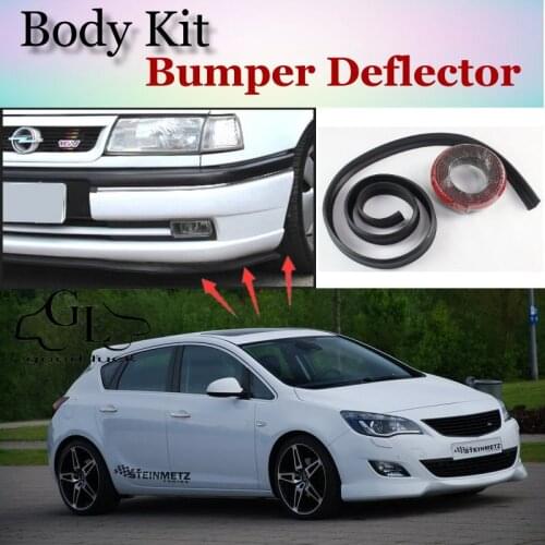 Bumper Lip Lips For Opel Astra J 2009~2015 / Spoiler / Body Kit Scratch Proof Adhesive / Car Scratch Proof Adhesive Strip