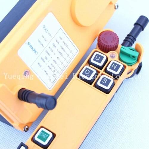 HS-4S Hoist crane remote control wireless radio Uting remote control 380VAC 220VAC 36VAC 12VDC-24VDC