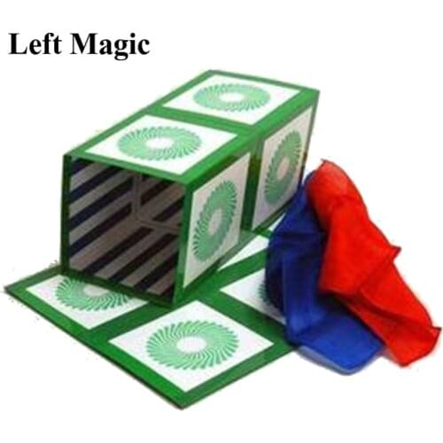 Kaleidoscope of Silks Changes,Silk Change Tube Magic Tricks Magician Stage Close Up Illusion Gimmick Props Mentalism Comedy