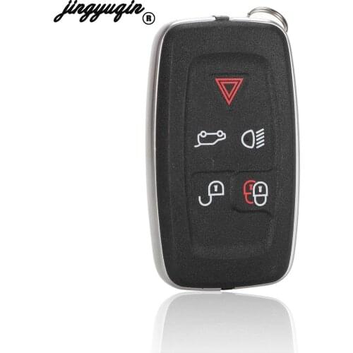 Jingyuqin New 5B Lock Unlock Remote Low Beam Key For Land Rover Range Rover Sport 2010 2011 2012 Trunk Panic Fob Case Shell