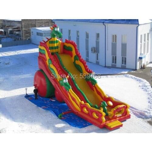 China Guangzhou) inflatable slides,Castle slides Long slide CHA-111