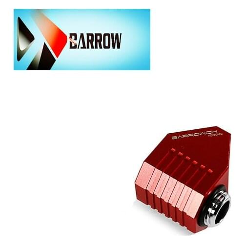 BARROWCH black,silver red ,45 degree rotate fittings,water cooling kit build connection adapter G1/4" thread FBFTWT45-V1