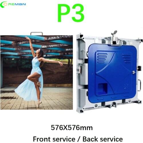 Nationstar kinglight golden wire high quality full color led display screen P3 P3.91 slim aluminium cabinet