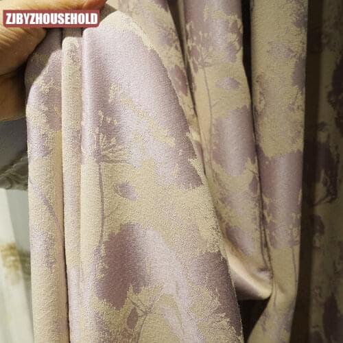 2021 New Pink European Style Warm Precision Double-sided Jacquard Blackout Curtains Curtains for Living Dining Room Bedroom
