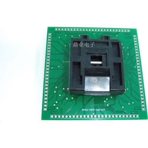 Original YAMAICHI IC Test Seat IC51-1004-809-23 Burning Programme QFP100 TQFP100 TQFP100 TO DIP100 Socket Adapter