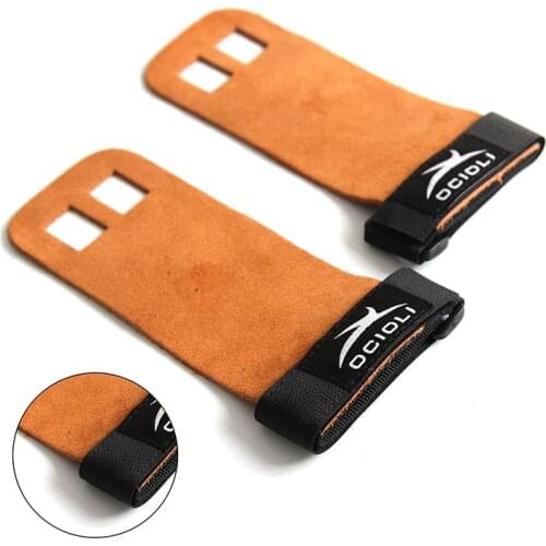 Crossfit Gym Gloves Weight Lifting Gymnastics Synthetic Leather Guard Palm Protect Glove Pull Up Bar Barbell Dumbbells Exercise