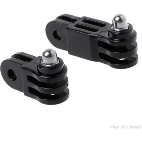 Prolong Extension Connector Adapter 3-Way Pivot Arm Helmet Mount for gopro 5/4/3 F26 21 Dropshipping