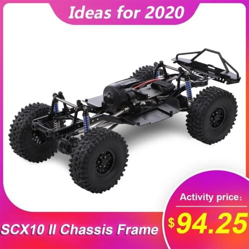313mm Wheelbase Chassis Frame w/ Tries for 1/10 AXIAL SCX10 II 90046 90047 RC Crawler Climbing Car DIY Parts Model Toy
