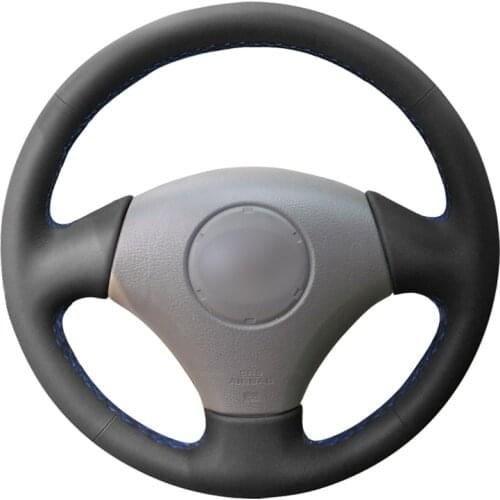 Hand-stitched DIY Artificial Leather Car Steering Wheel Cover for Toyota Vios Corolla 2000-2004 Mark 2 Lexus GS430 GS300 2004