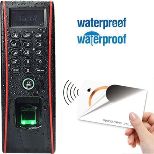 Original ZK TF1700 Waterproof Biometric Fingerprint RFID Card Door Access Control System With TCP/IP RJ45 Fingerprint Reader