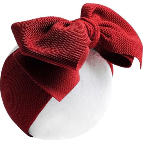 Baby Girls Headband Big Bow Hair Band Kids Head Wrap Bebe Turban Infant Hair Accessories Spring Newborn Photo Props