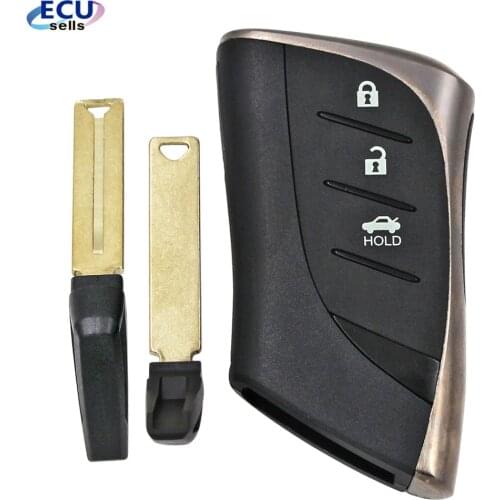 3 Buttons Smart Prox Remote Car Key Shell Case for Lexus ES300h ES350 ES200 ES260 LS350 LS500h With insert small key