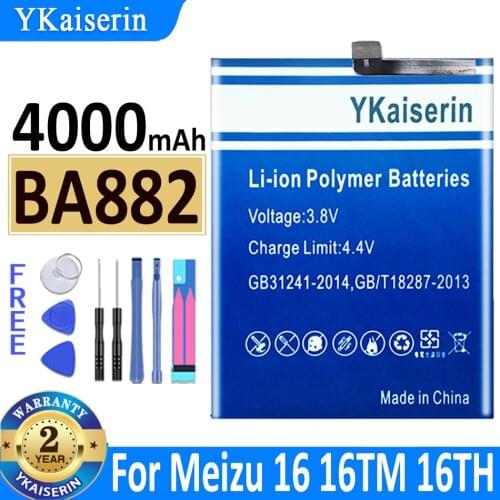 YKaiserin Meizu 16 Phone Batteries China