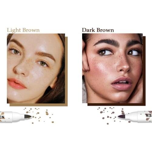 1pc Natural Simulation Freckle Pen Color Development Waterproof Easy To Color No Makeup Face Makeup Freckles Pen New TSLM1