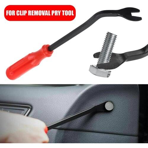 1PC High Quality Car Door Card Panel Plastic Fastener Removal Tool Retainer Steel Trim Clip Plier Pry Polypropylene Handle Hand