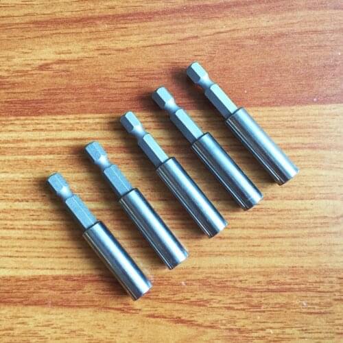 Power Tools 10PCS Magnetic Extension Extend Socket Drill Bit Holder Screwdriver Extend Socket Bar Rod 1/4" Hex Shank