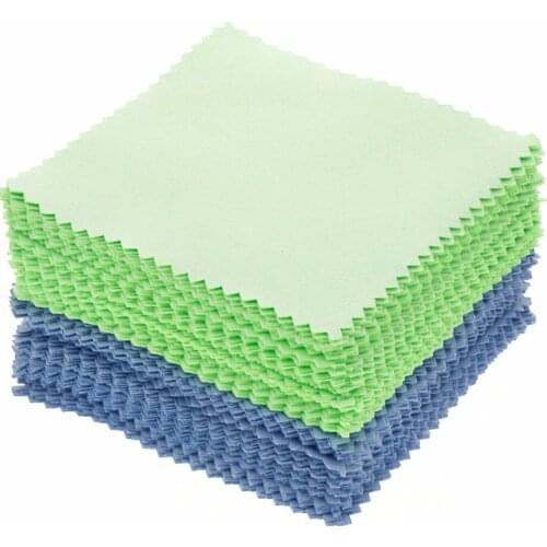 100 Pack 3 Inch Clean Cleaning Cloth Polishing Cloth for Sterling Silver Plated Gold Platinum Jewelry Anti Tarnish Jewelry Tool