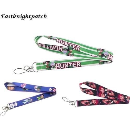 12pcs/lot E2557 Anime Lanyard For Key Mobile Phone Strap Necklace ID Card Holders Webbing Ribbons Keychain Keyring Lanyard
