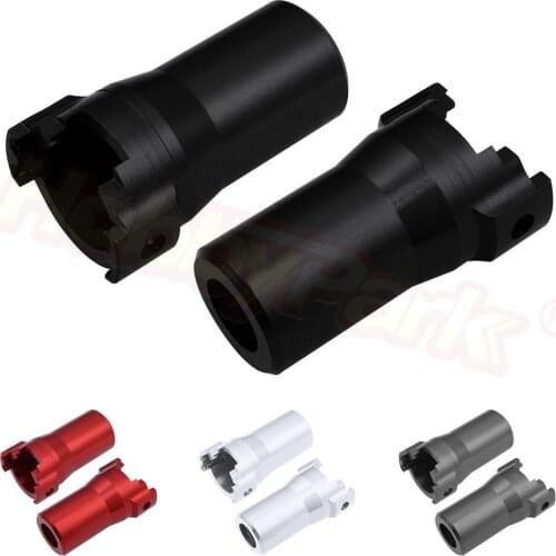 2pcs Aluminum Rear Bearing Support Hub Carrier Left & Right 116868 For HPI VENTURE FJ Cruiser RC Crawler Upgrade Parts