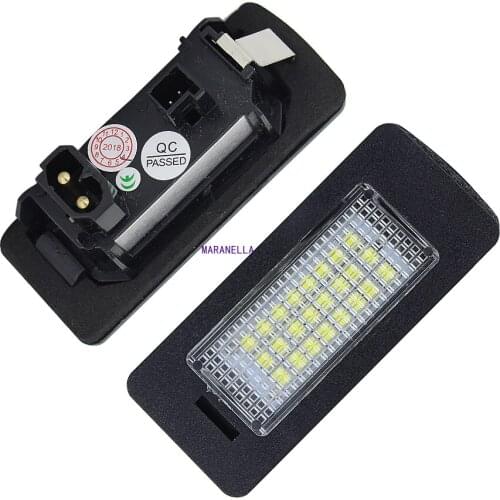 2PCSFor BMW 1 3 5 Series E82 E88 E90 E90N E91 E92 E93 M3 CSL E39 E60 E60N E61 E70 E71 LED CanBus Number License Plate light bulb