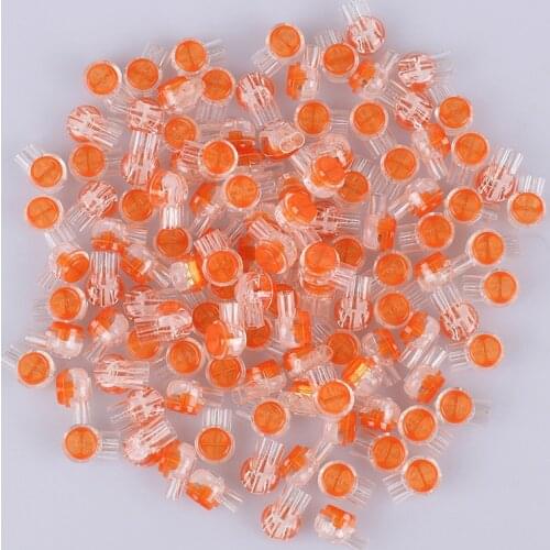 200pcs/Pack Waterproof Connector Crimp Connection Terminals K1 Connector Wiring Ethernet Cable Telephone Cord Terminals