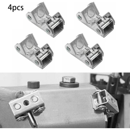 4PCS V Type Stainless Steel Magnetic Welding Clamps Holder Suspender Fixture Adjustable V-Pads Electric Welding Hand Tool