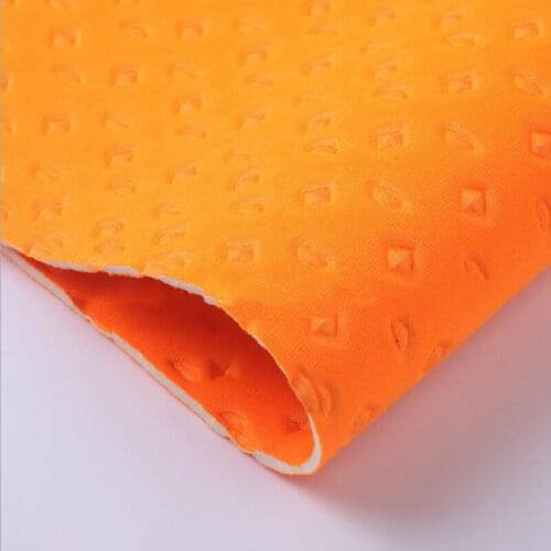 4 yards Diamond lattice embossed polyester composite neoprene, luggage insulation cup cover mountaineering suit fabric