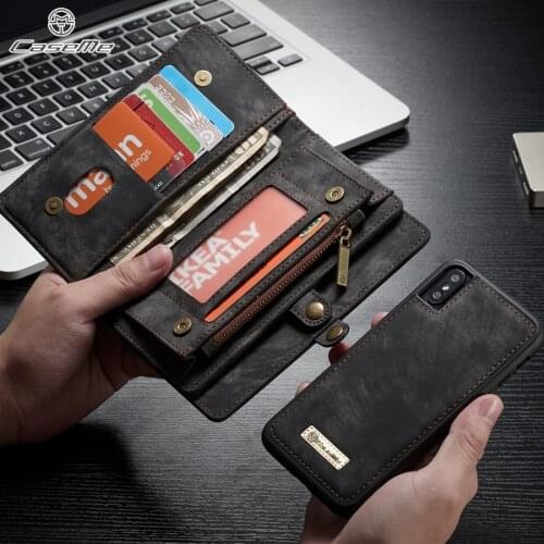 Phone Case for IPhone 11 Pro Max 2019 X XR XS Max Multi-functional Wallet Leather Magnet Back Cover for Iphone 6 6s 7 8 Plus
