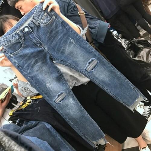 Cheap wholesale 2019 new Spring Summer Autumn Hot selling womens fashion casual Denim Pants BP69