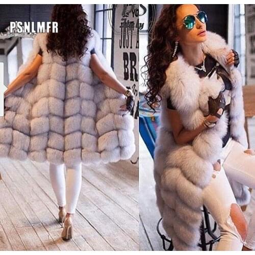Hot Sale Essential Perfect Real Fur Vest Winter Hamburg Design Outdoor Natural Fox Fur Coat Women Luxury Warm Thick Waistcoat