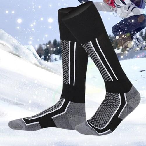 Sports Socks Winter Worm Childrens Cotton Polyester Ski Socks for Outdoor Sports Cycling Climbing Hiking Camping Snowboard Soft