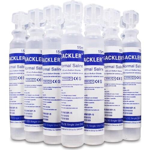 15ml Portable Saline Cleaning Solution Vials Infants Wash Congestion Eye Nasal Scratch Mintron Emergency Travel Care Childr H4P3